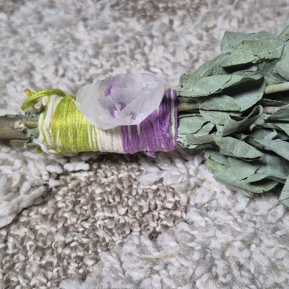 BIG BERTHA 36" Eucalyptus Besom Broom - Picture 5 of 7